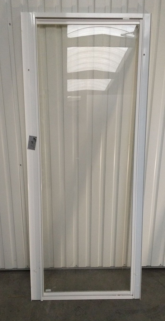 paroi de douche avec porte pivotante