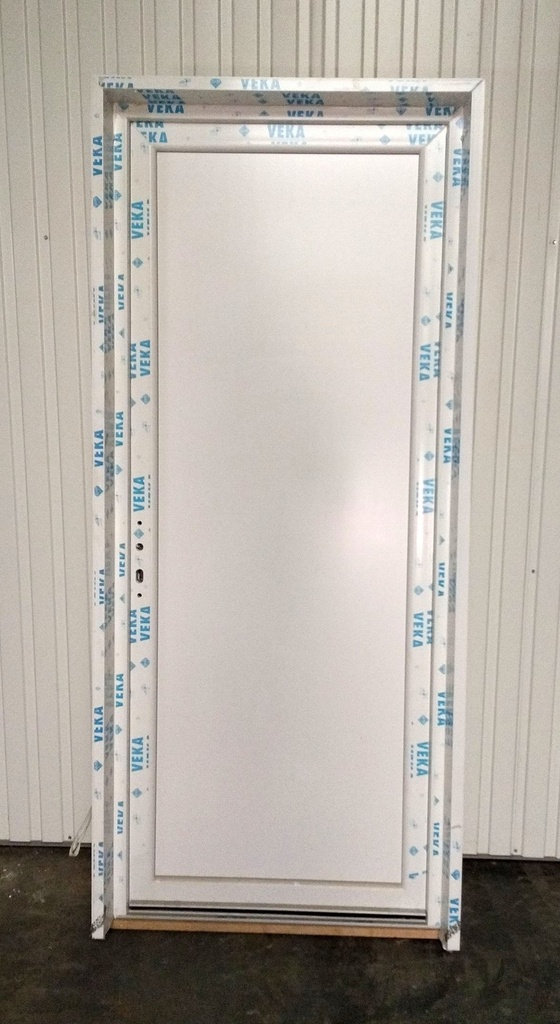 Porte de service PVC blanc