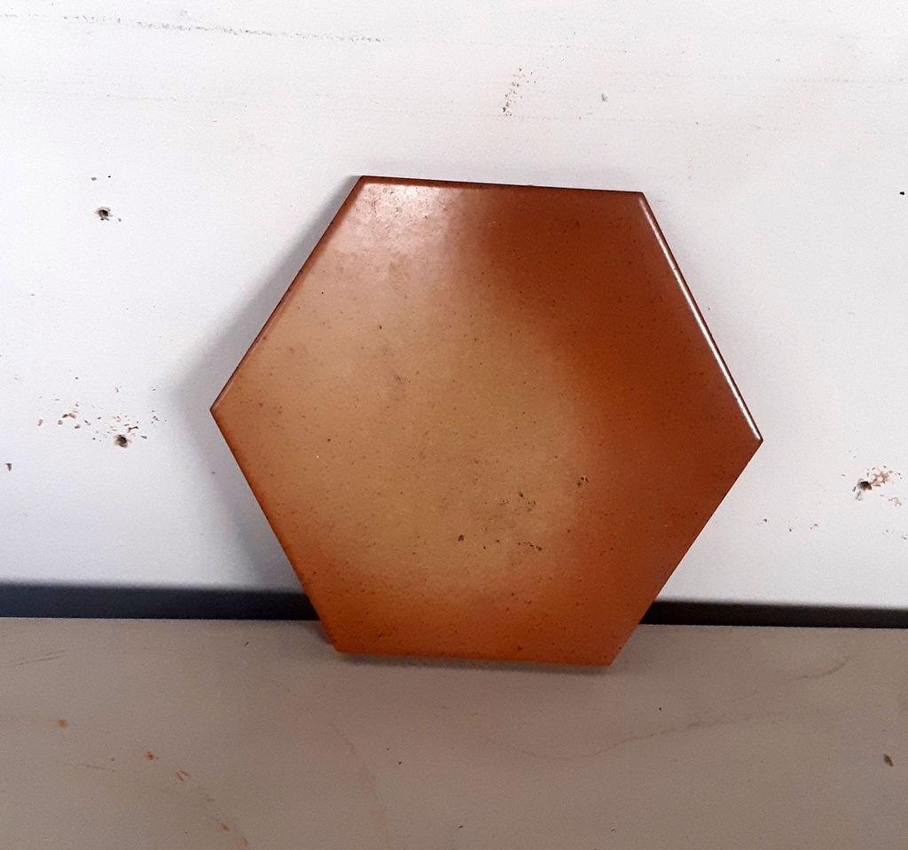 Lot de 3.8m² de carrelage hexagonal