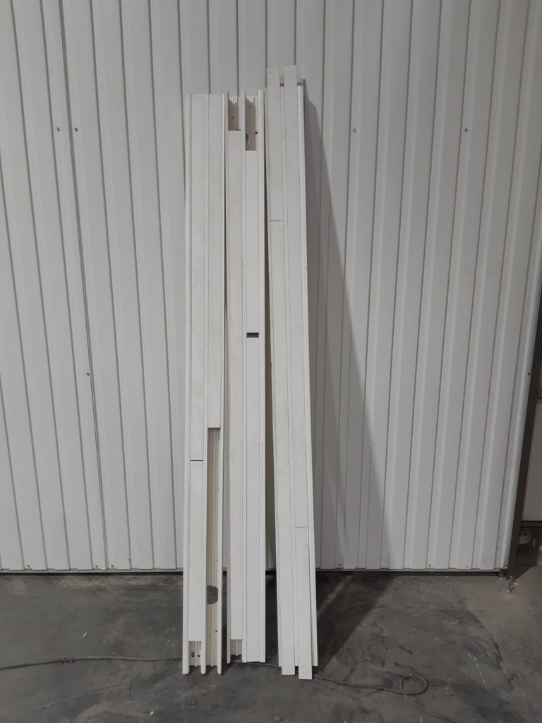 Moulure câche câble double compartiment