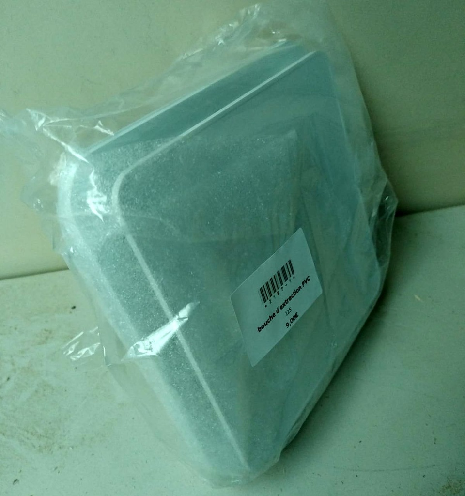 bouche d'extraction PVC