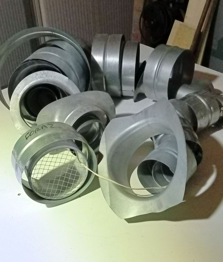 Raccord de ventilation en galva