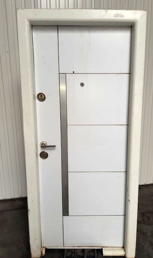 [260403APV001] Porte blindée blanche