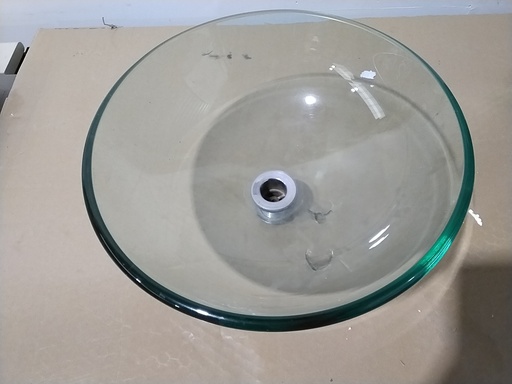 [261020ALF009] Vasque en verre diamètre 42cm h14cm